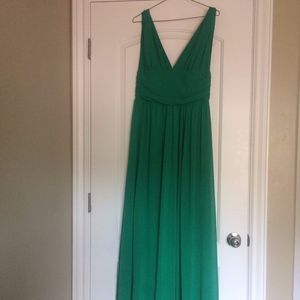 Green Chiffon dress